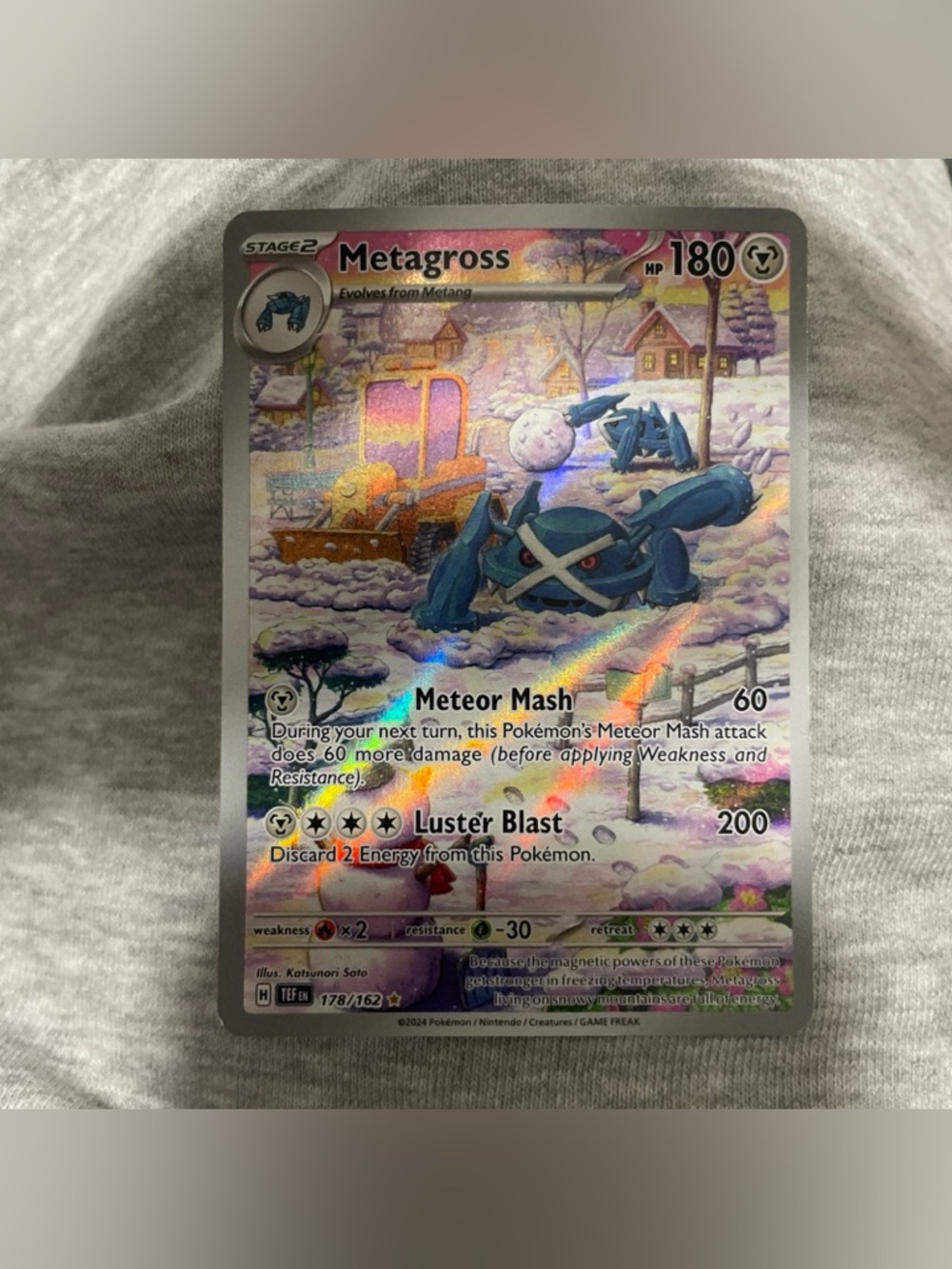 Pokémon Metagross Illustration Rare SV05 Temporal Forces 178/162